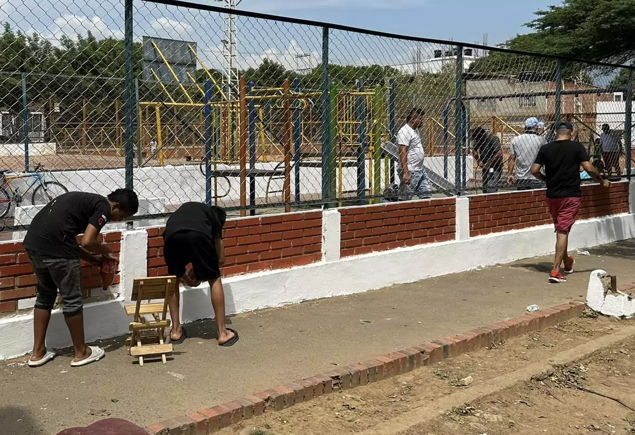 Imagen 2 representativa de la renovación en el Parque Virgen del Carmen